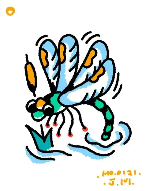 每日小稿03蜻蜓点水03