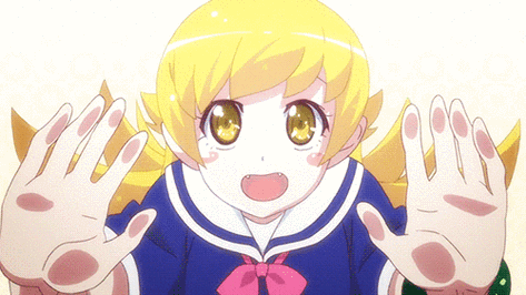 伪物语gif笑gif开心gif萌gif动漫gif二次元gif