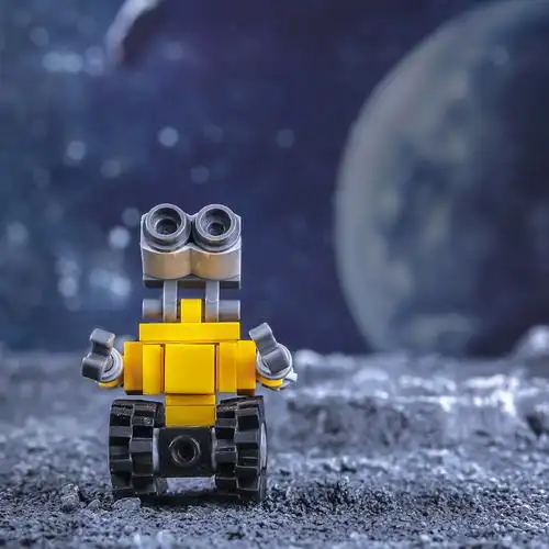 乐高lego旗舰瓦力机器人电影同款迷你版儿童拼装积木办公桌小摆件