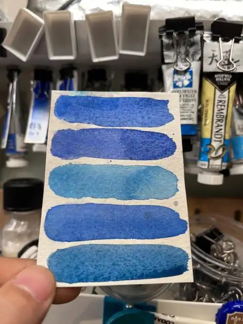 蓝色yyds但这几个蓝色具体是啥颜色啊