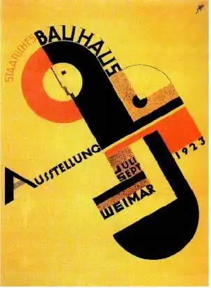 图4-7 包豪斯的海报2图4-6 包豪斯的海报1图4-5 包豪斯的平面设计约翰