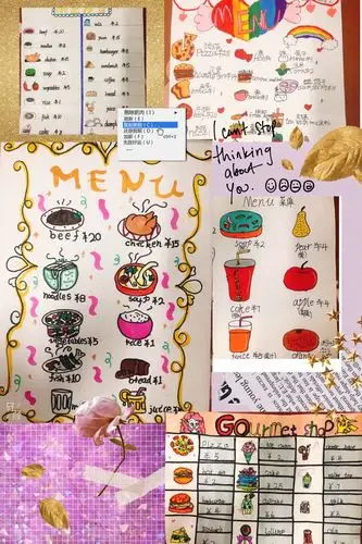 【西安经开第十三小学 】美食的诱惑 ——精美英文菜单制作活动