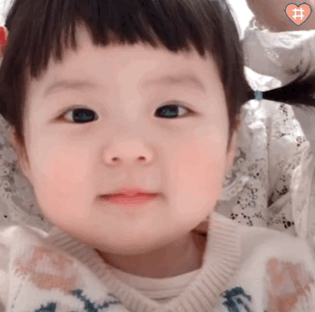 萌娃丸子妹表情包动图