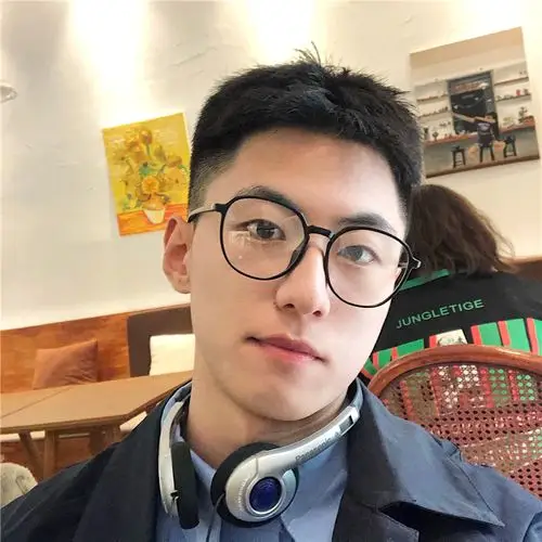 眼镜学生潮男不规则圆框近视近视眼防蓝光辐射镜框眼镜架