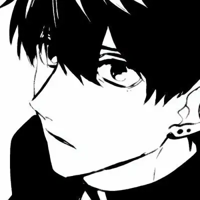 皆是孤独,冷酷男生神秘黑白头像图片_男生动漫头像_头像屋