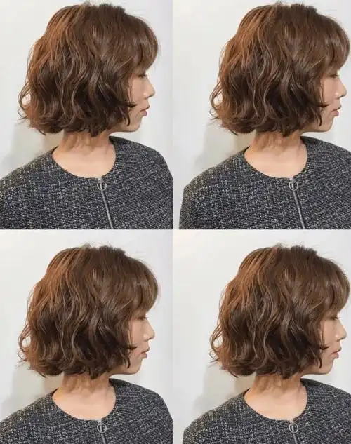 短发蛋卷头发型图片 可爱又减龄短卷发造型推荐