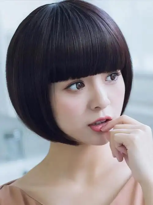 波波头发型图片