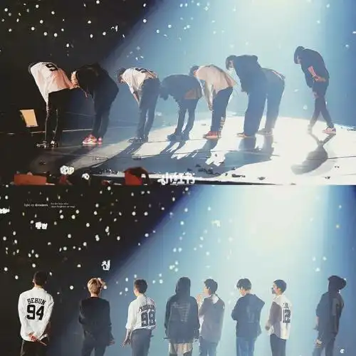 余生会把exo三个字母二个发音十二个背影九个人的舞台深深烙印在心房