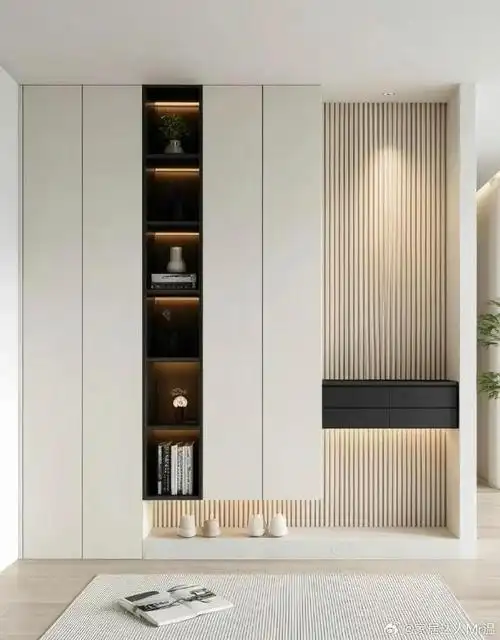 家居装修##美好家居打造法#    10款最新玄关鞋柜装修效果图分享,快