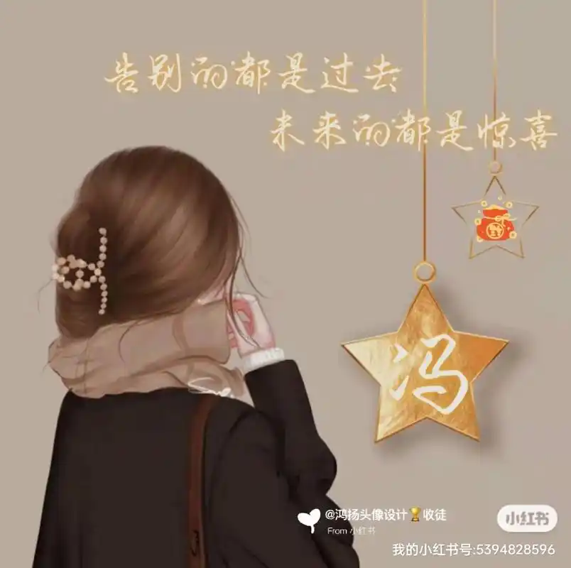 原创姓氏头像:好看的姓氏头像 - 抖音