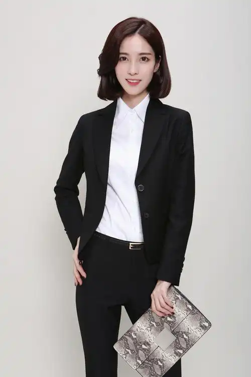 女式西装订做女士职业装西服套装定制女士西服定制广州西服定做厂家