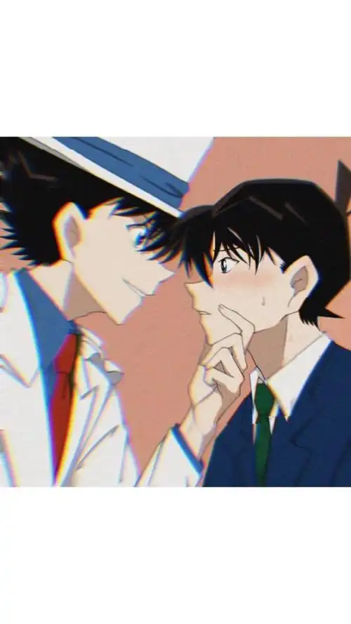 新一和基德该死的cp感