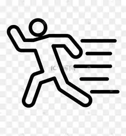 运动跑步图标