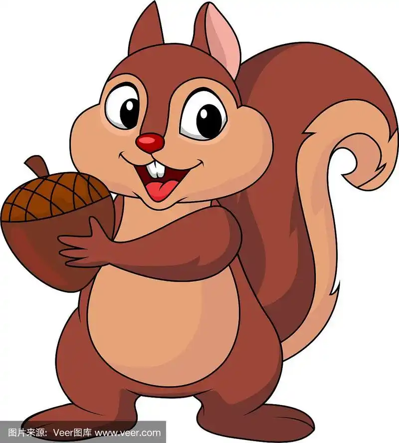 坚果松鼠卡通