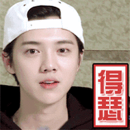 鹿晗魔性表情包动态头像