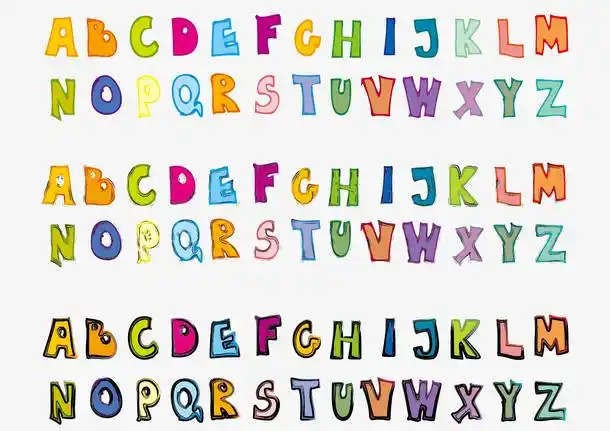 可爱的英文字母