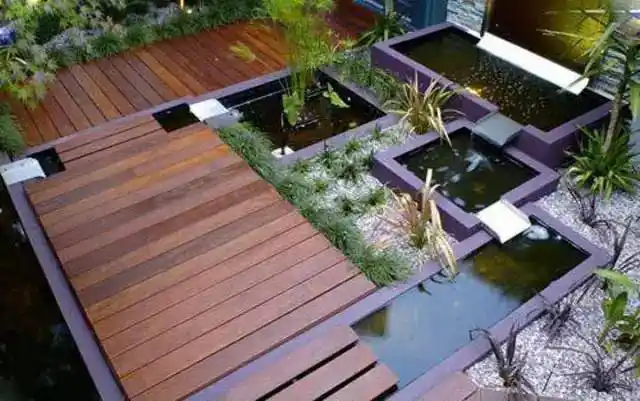 多功能露台迷人水景