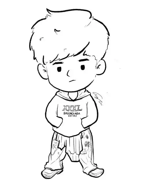 画  #手绘  #周杰伦  #卡通头像  #jay