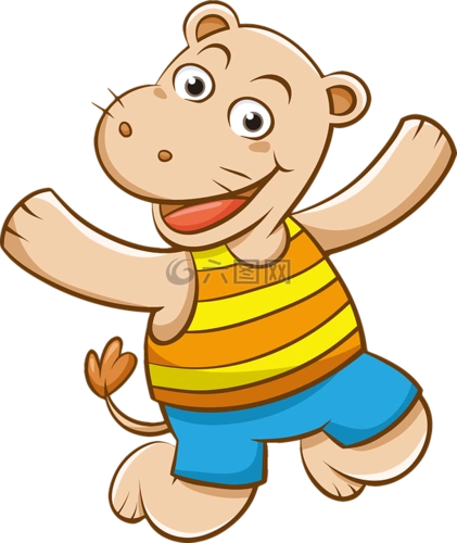 动物拟人化卡通