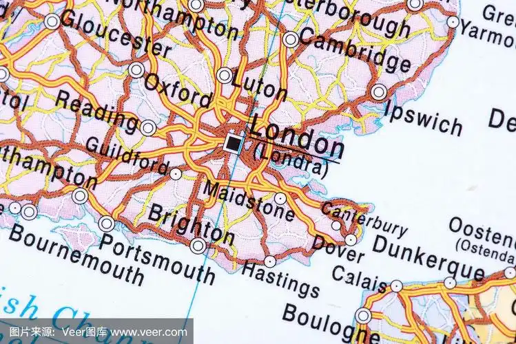 英国伦敦地图