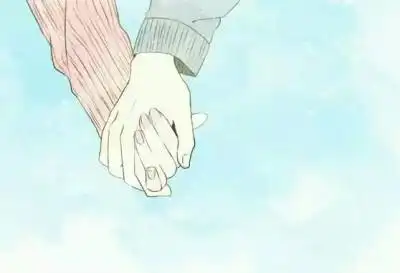 两个人牵手图片