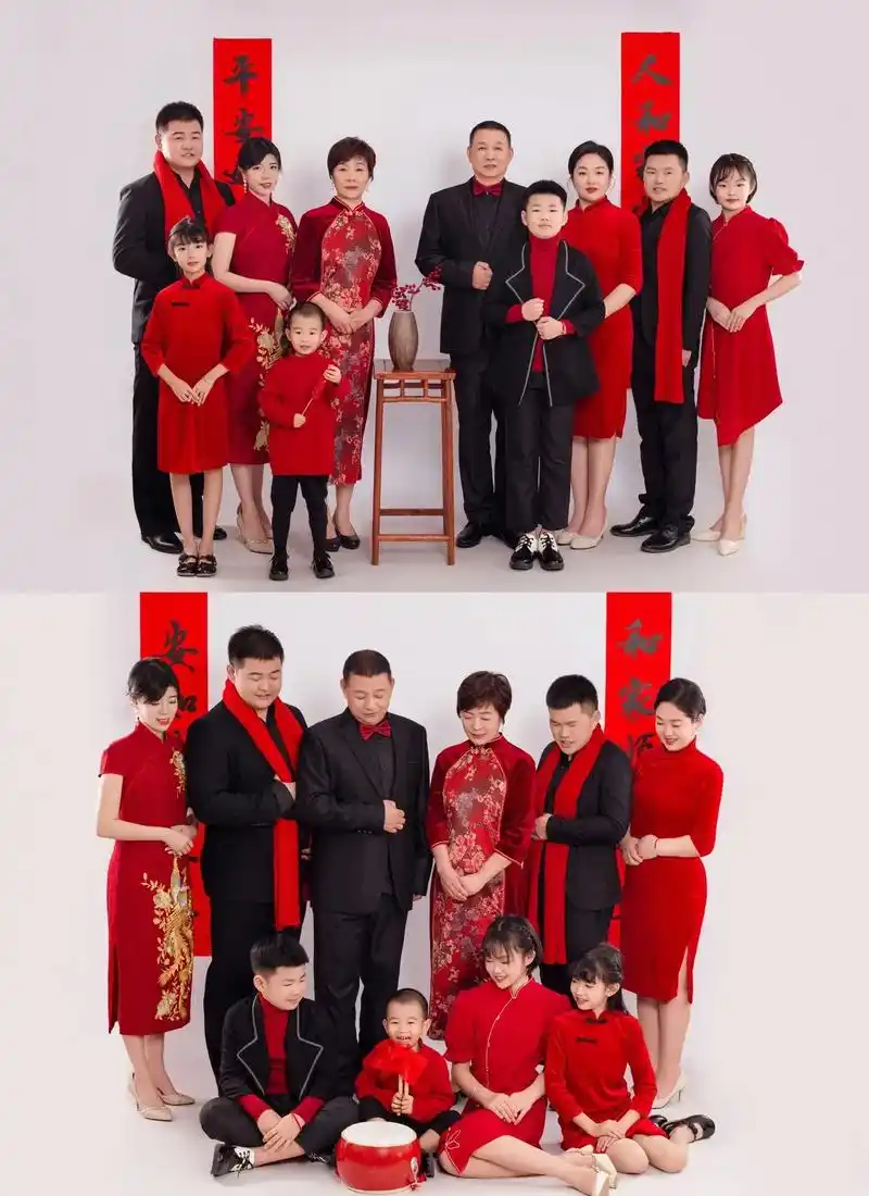 一家十口全家福  珍藏记忆·珍存爱