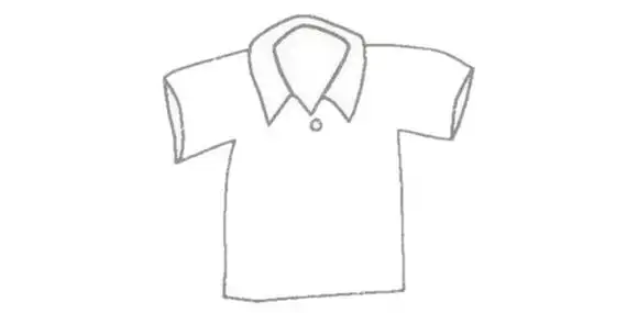 t恤衫简笔画的画法步骤图解教程