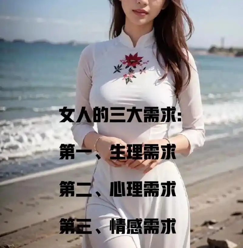 女人的三大需求  第一需求,生理需求.