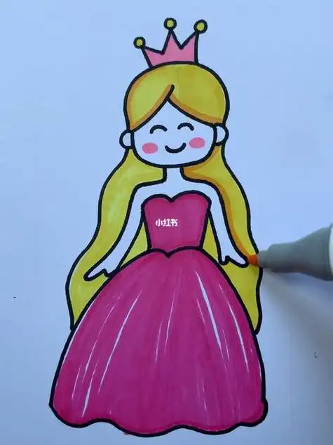 画画公主简笔画集