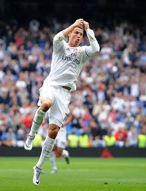 c罗的庆祝动作 sui~ 成为标志性人物