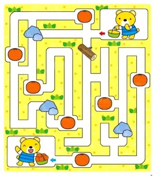 郭庄中心幼儿园中班级部居家生活指导——《有趣的迷宫》 - 美篇