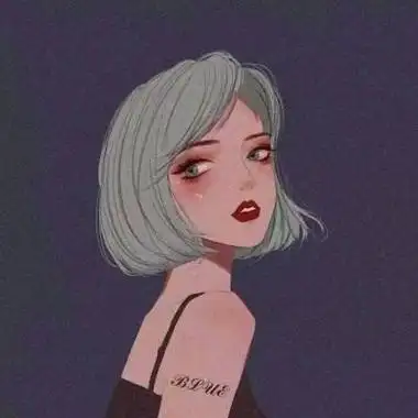 气质动漫女女生头像二次元高冷长发女生成熟头像卡通头像图片回车