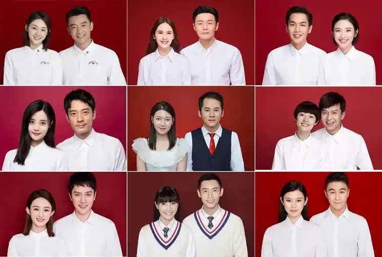 原来明星的结婚登记照都这样拍有没有get到你的风格