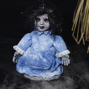 万圣节装饰摆件恐怖鬼节美陈鬼娃鬼屋酒吧整蛊搞笑道具鬼娃娃玩具