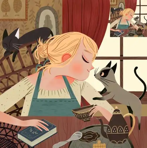 刚接触插画的时候,我就特别喜欢这位西班牙插画师david sierra liston