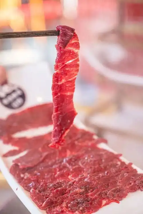 1折开涮江东天街希品潮汕牛肉火锅太馋人了现切现涮新鲜度爆表