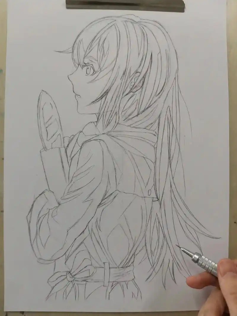 画动漫 #铅笔画 #素描动漫  - 抖音