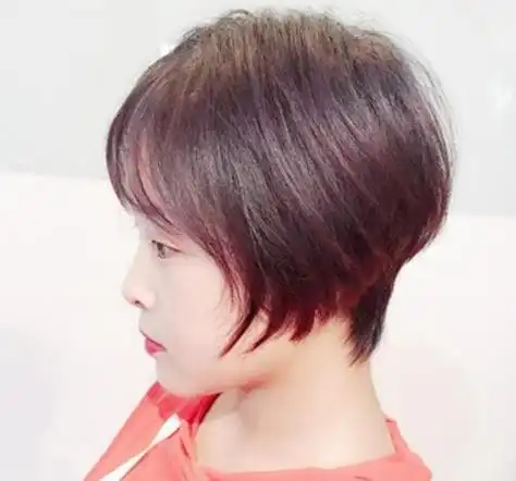 女生波波头后面剪高层次图 发型真的蛮重要,基本能改变一个人外型