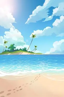 卡通沙滩插画-卡通沙滩插画设计图片素材-第4页-觅知网
