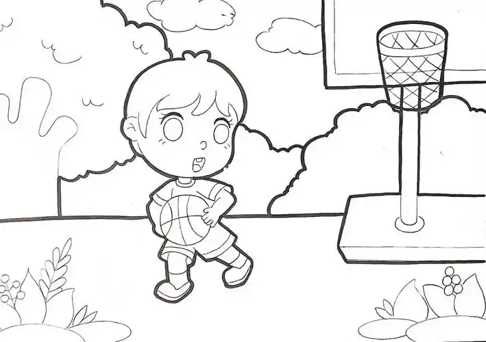 《做运动》《阳光下成长》《体育课》《我爱运动》#儿童画  #马克笔