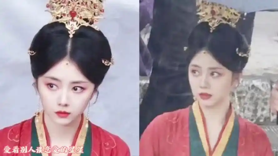 谭松韵 逍遥红衣路透!