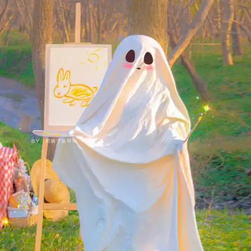 《要做个可爱鬼哟!》原创情侣头像 - 尼脑子瓦特啦 - 图虫