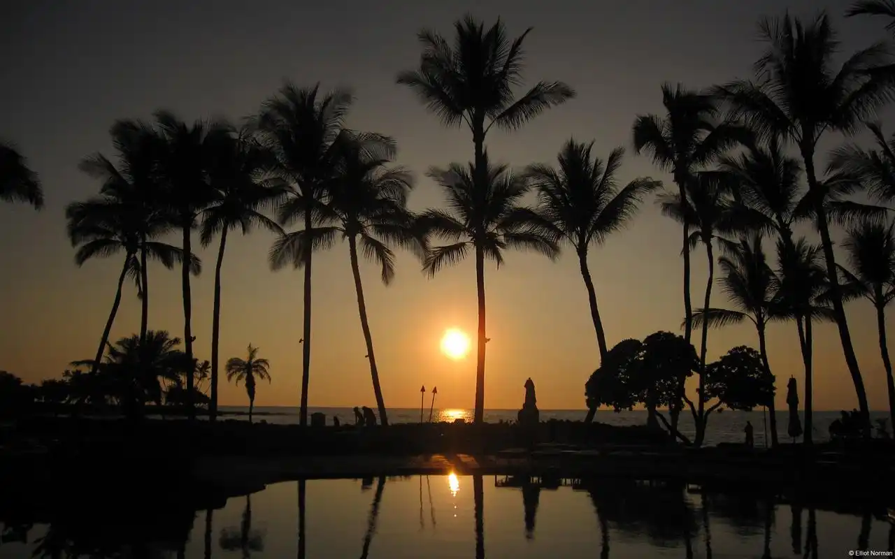 好看的黄昏唯美大海高清电脑桌面壁纸(6)-qq壁纸网