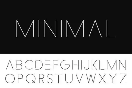 英文创意网名薄的简约字体.优雅的英文字母照片