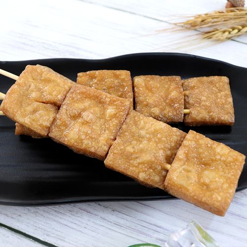 新竹臭豆腐串冷冻油炸小吃臭豆腐25串烧烤油炸小吃半成品关东煮