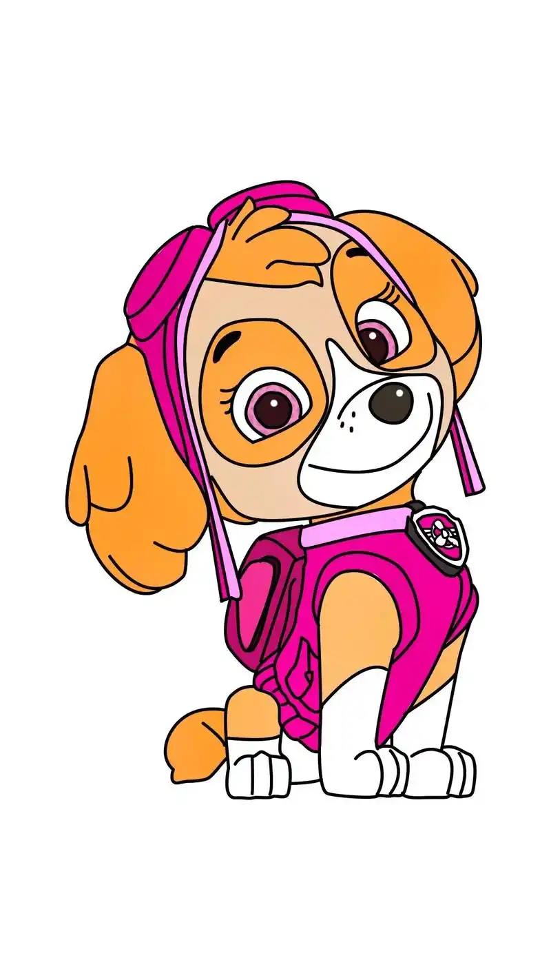 汪汪队狗狗简笔画#简笔画#汪汪 - 抖音