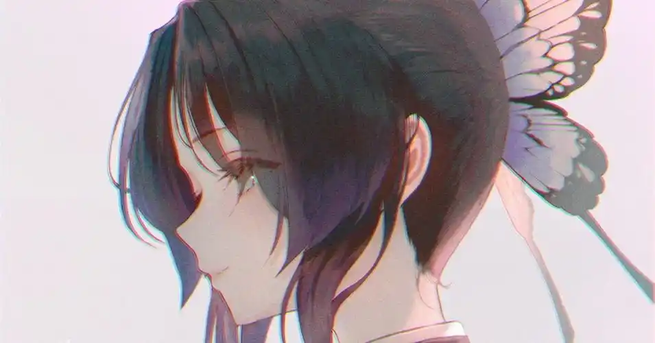 女子侧脸插画特辑 -