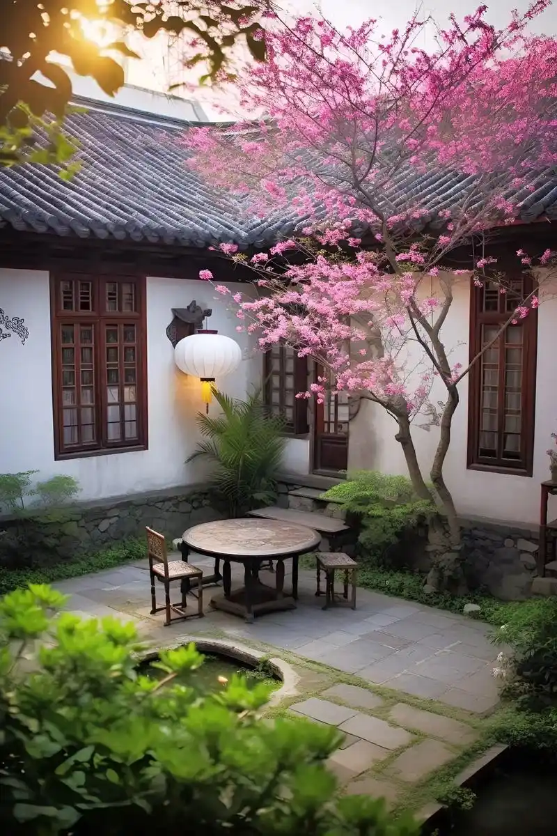 你我暮年,闲坐庭院,小酒清茶,好嘛?#向往的生活 #小院时光 - 抖音