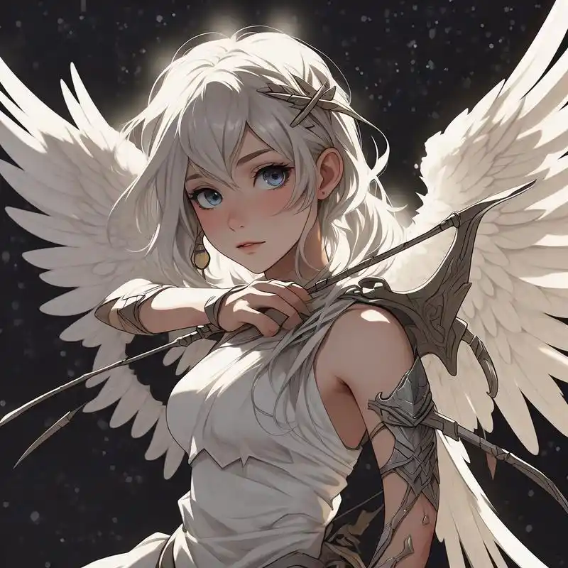 动漫天使女生头像989978