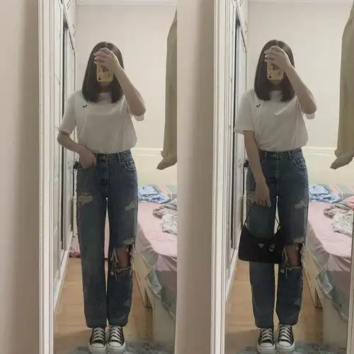 158100斤的小姐姐日常穿搭争做最美打工人0714更新